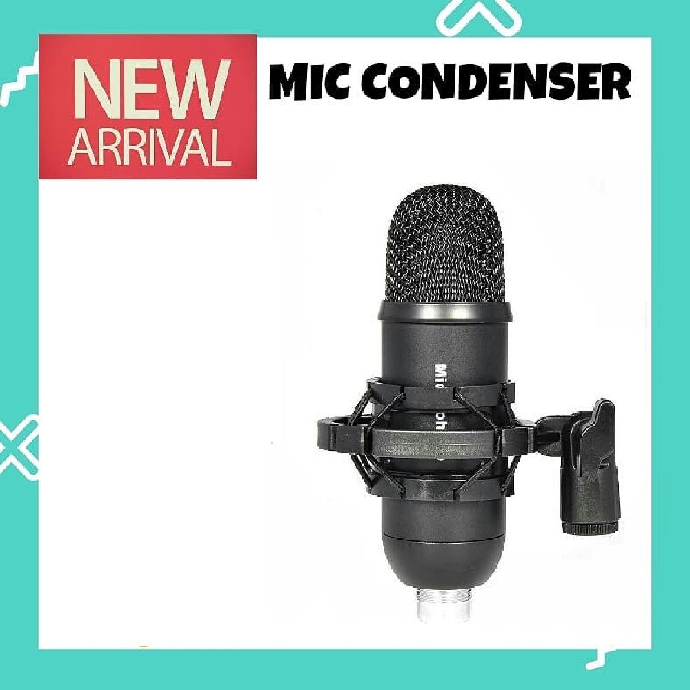 Set Lengkap Microphone Condenser u/ Rekaman Studio & Musik - Promo