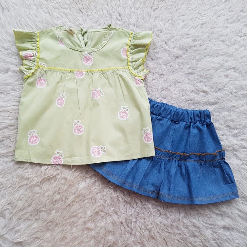 baju bayi IMPORT rose