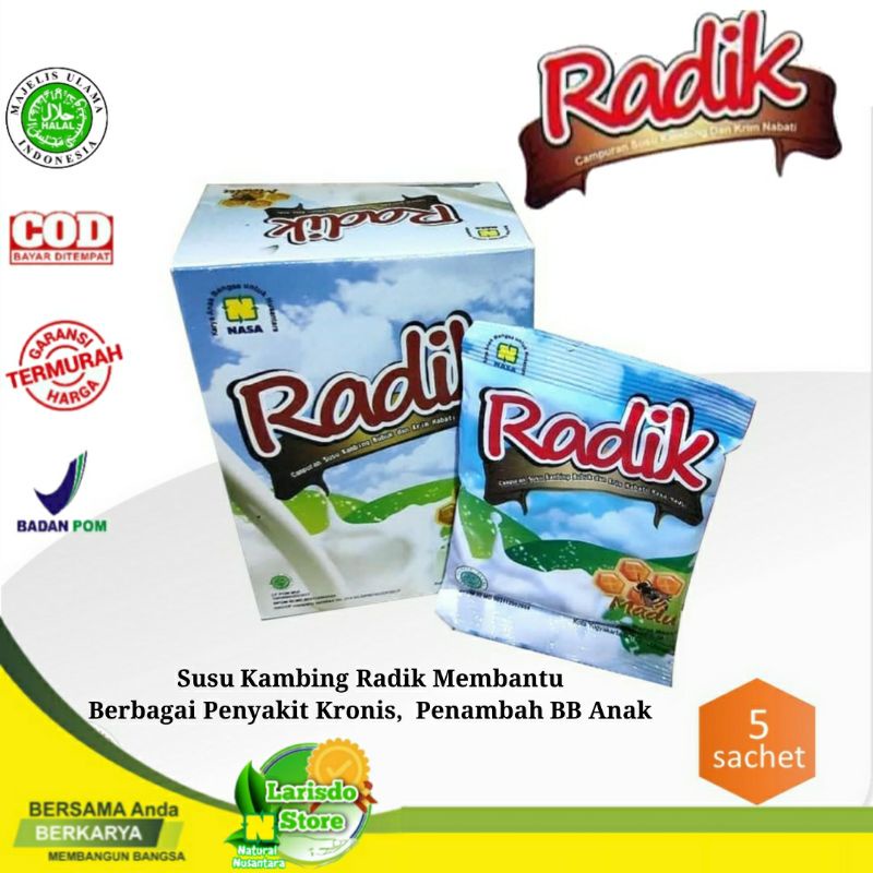

NATURAL RADIX NASA (susu kambing) 5 Sachet