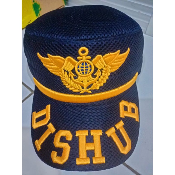 Topi komando dishub ASN bordir timbul 3D