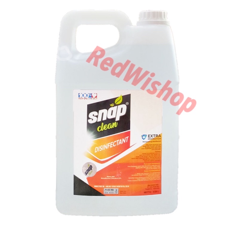 SNAP CLEAN Disinfektan Disinfectant 4 Liter