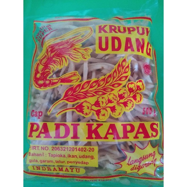 

KERUPUK UDANG STIK PADI KAPAS (SIRIAN) 500GR.