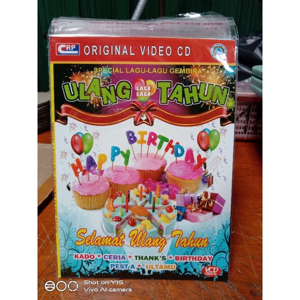 Kaset Vcd Selamat ulang tahun/happy birthday