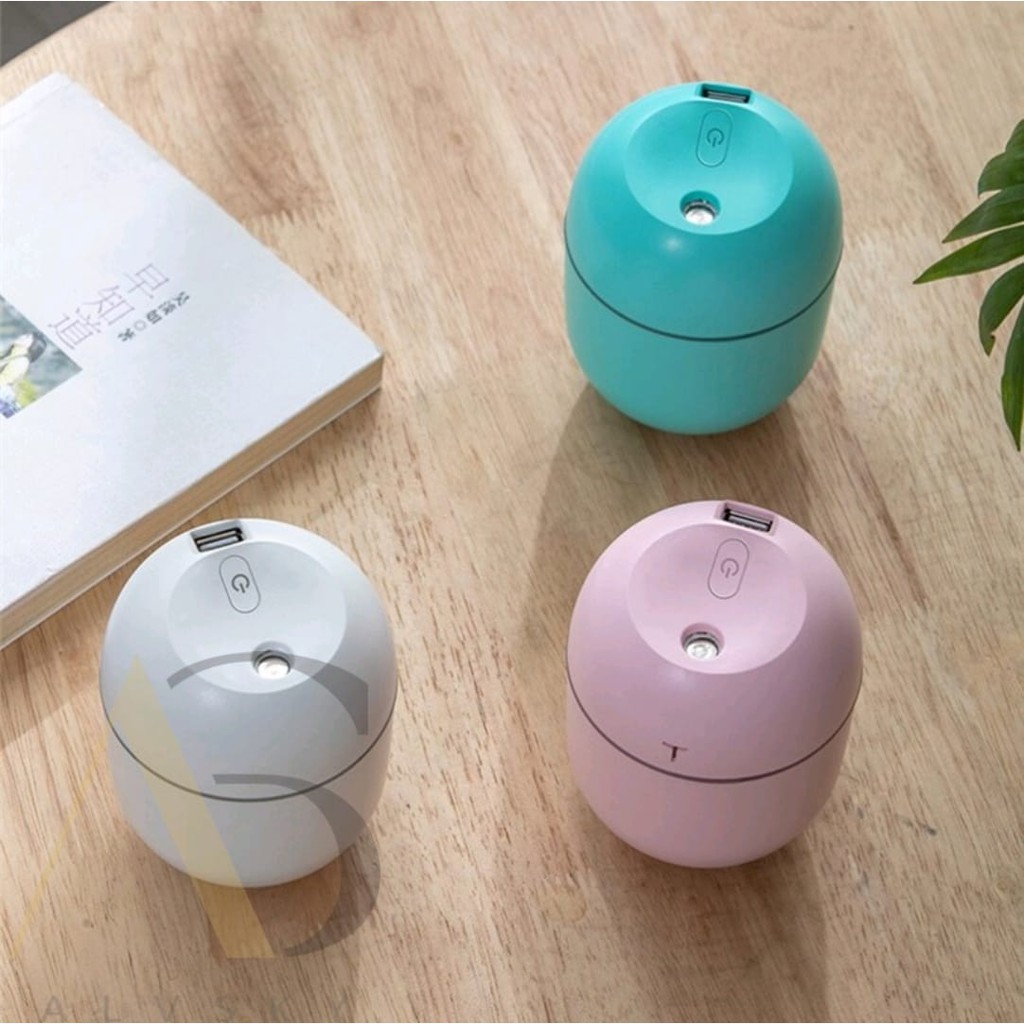 AIR AROMA MINI HUMIDIFIER / AROMATHERAPY PURIFIER DIFFUSER PORTABLE PELEMBAB UDARA WITH LED LIGHT WARNA / DIFFUSER