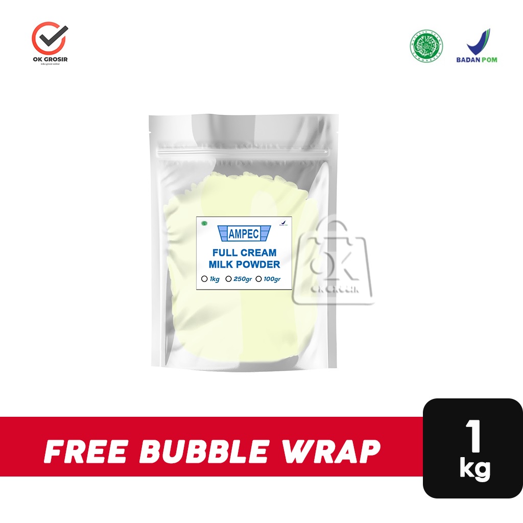 

Susu Bubuk Premix Full Cream Ampec (1 Kg)