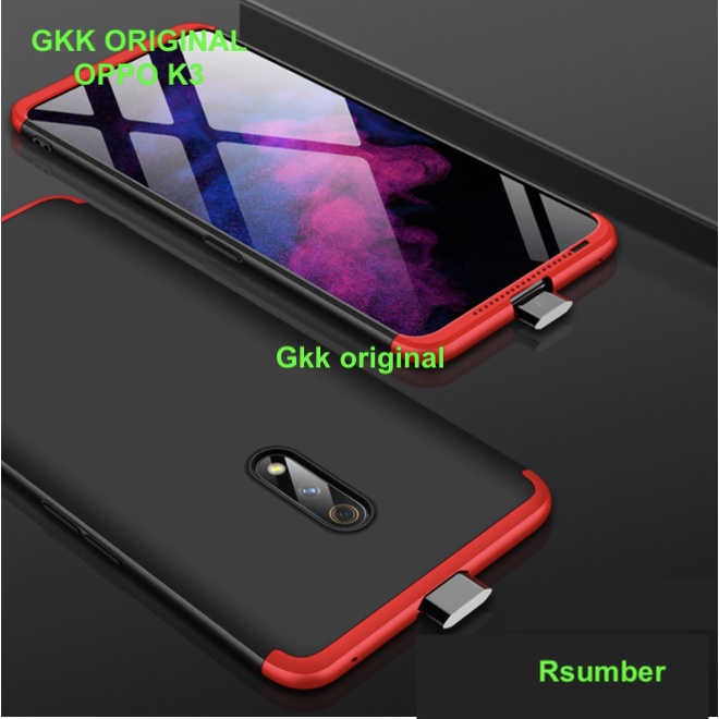 OPPO K3 GKK Original Full Protection 360 HardCase