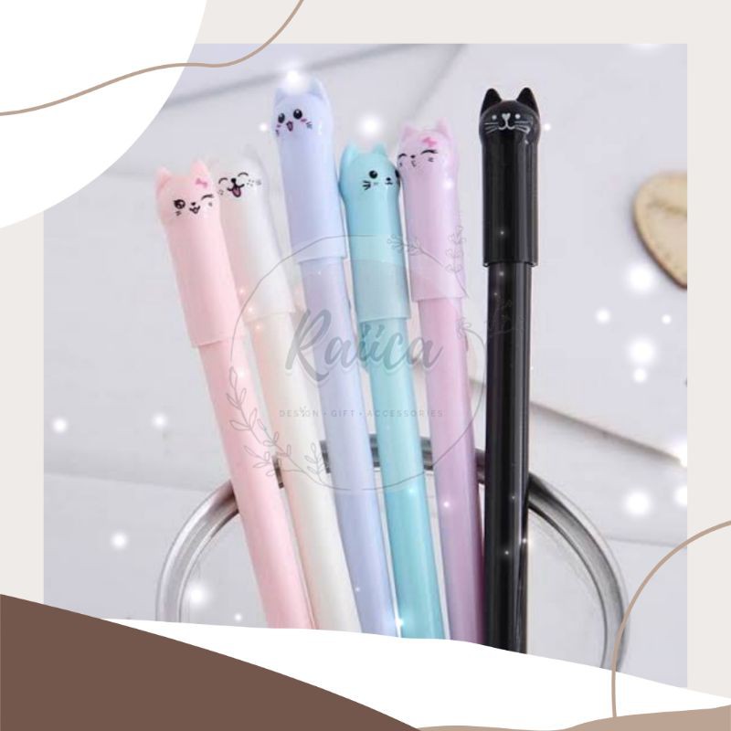 

PULPEN PENA PEN BOLPOIN CAT KUCING TAIL KOREA