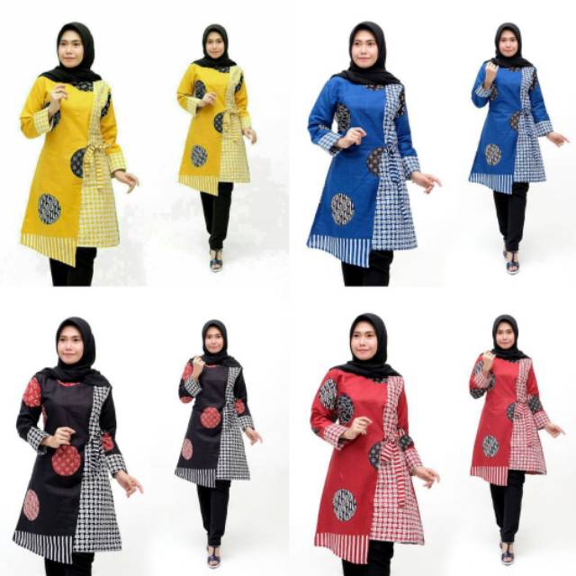 Tunik batik cantik cantik