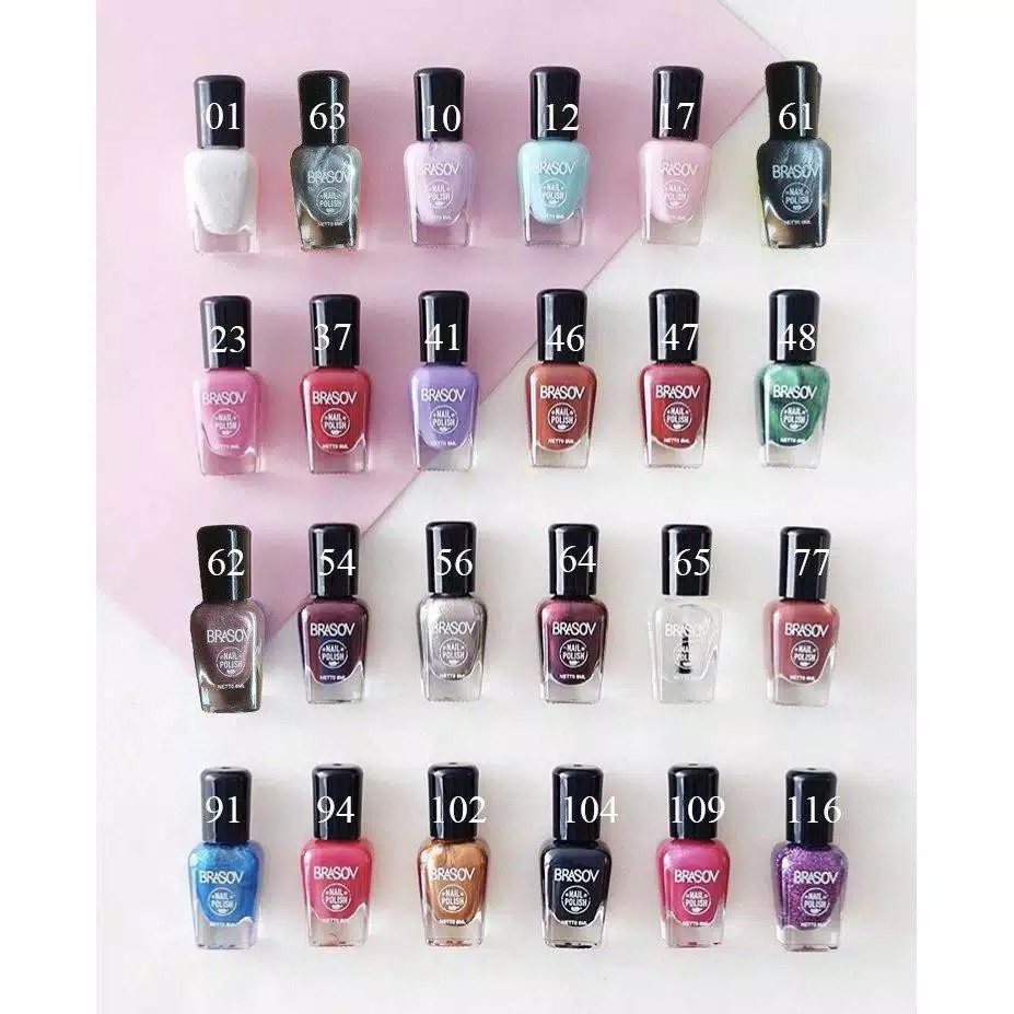 BRASOV Nail Polish Assorted Colours - Kutek - Cat Kuku 8ml