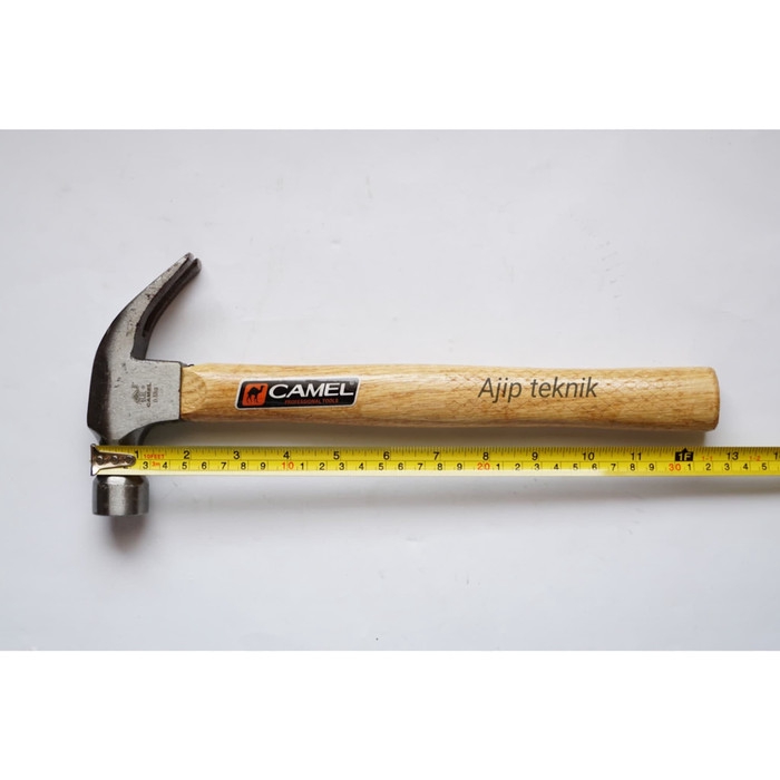Palu Kambing Gagang Kayu 1/2Kg / Claw Hammer Camel