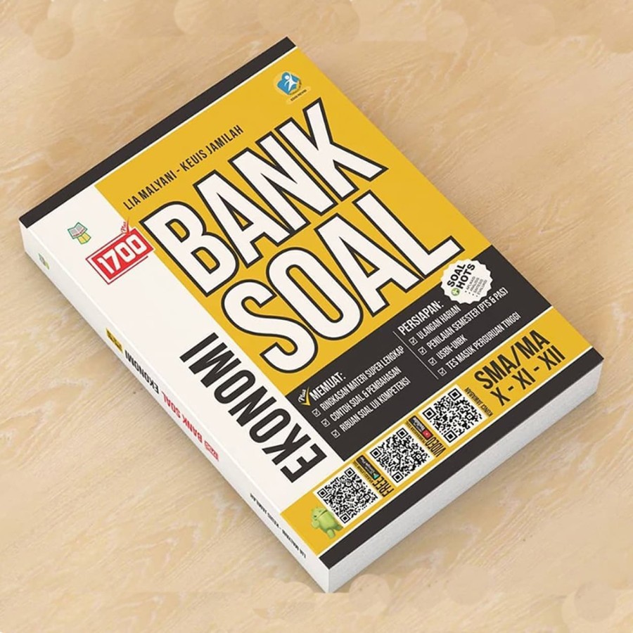 BUKU 1700 PLUS BANK SOAL EKONOMI SMA Penuntun AKM