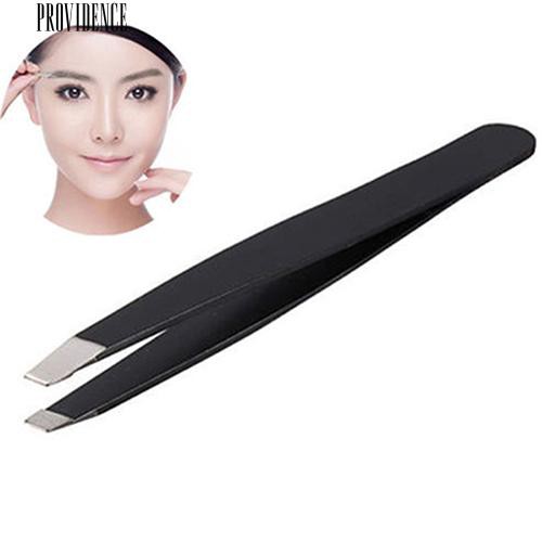 Berguna Pinset Alis Profesional Hair Beauty Slanted Stainless Steel Tweezer