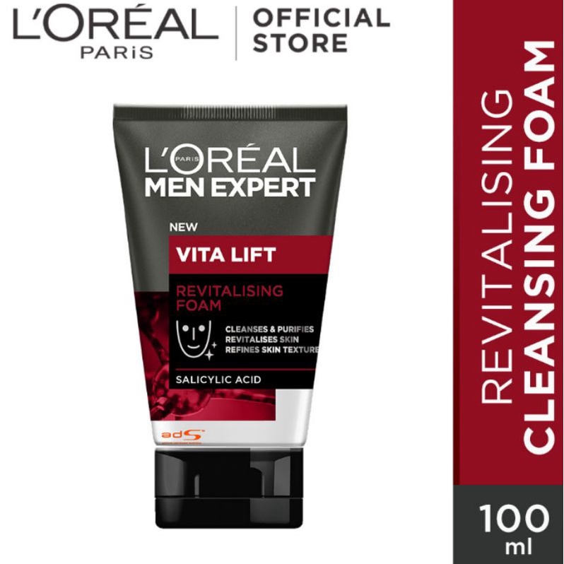 Loreal Men Facial Foam | Sabun muka Pria 100ml