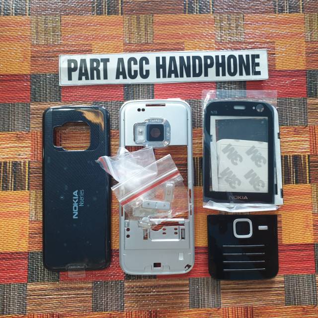 Casing nokia n78 fullset