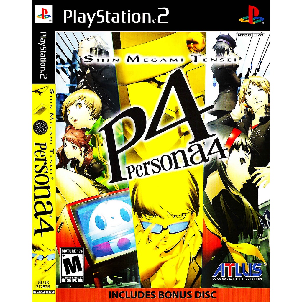 KASET DVD GAME PS2: PERSONA 4