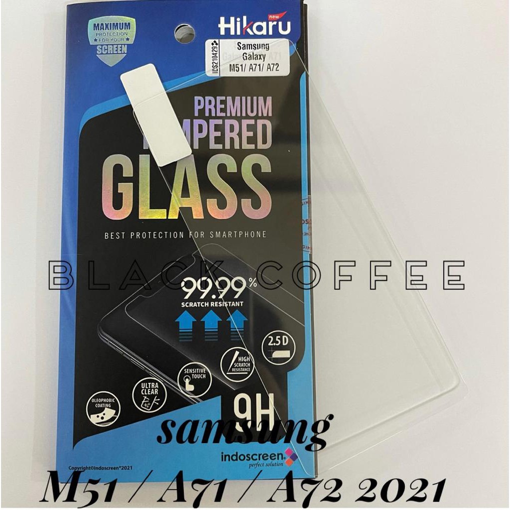 BENING HIKARU Tempered glass Samsung A72 4G dan 5G