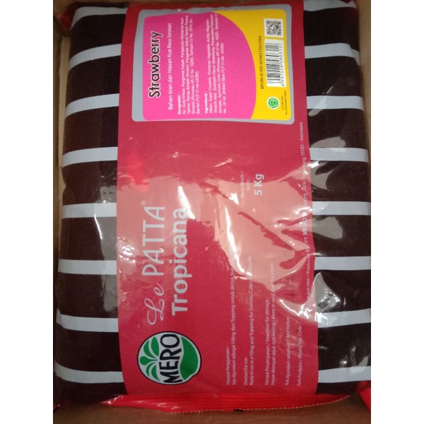 

Selai gel lepatta tropicana (strawberry & blueberry) 5kg