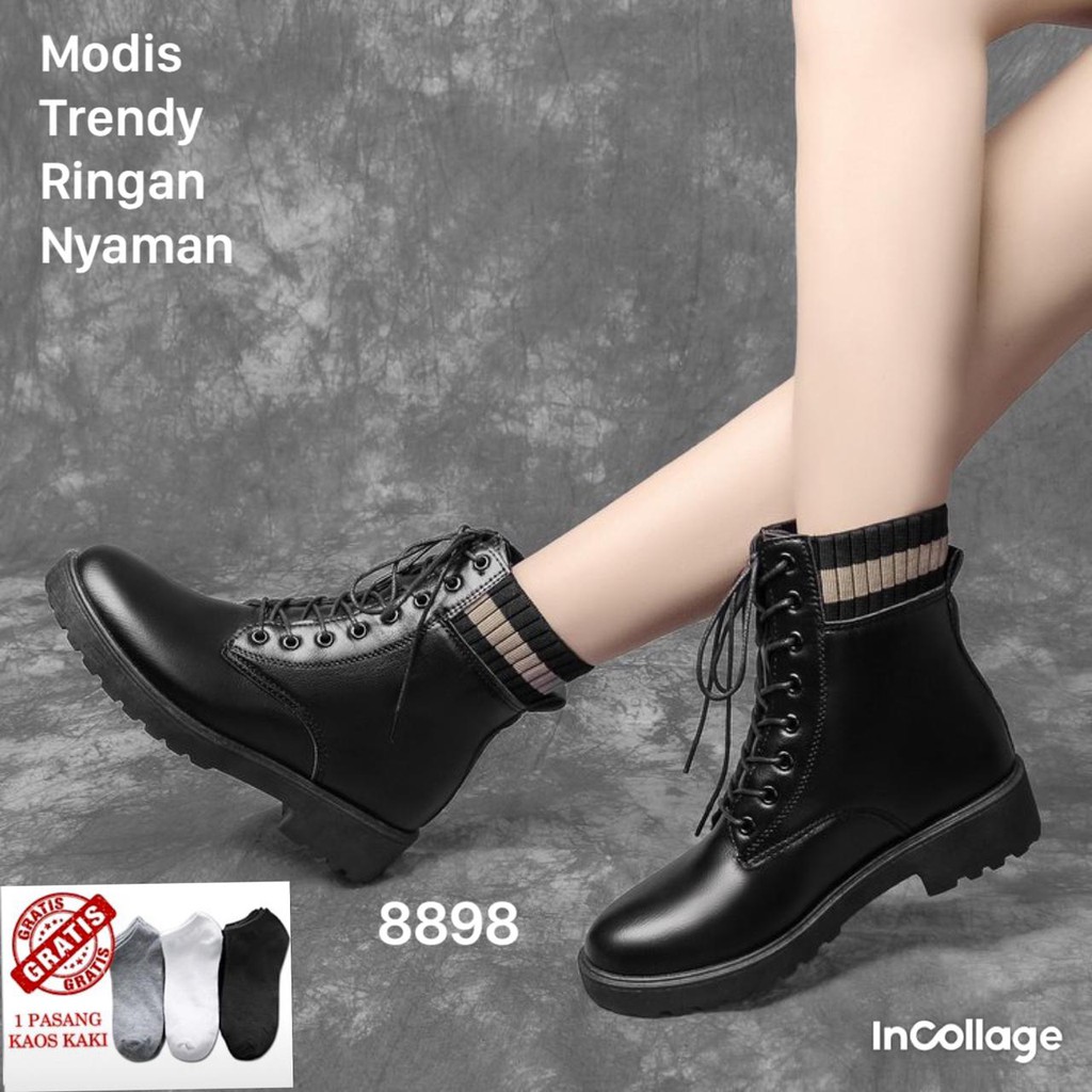 SEPATU BOOTS KOREA 8898