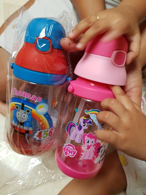 Botol Minum Karakter Anak T7001 Paw Patrol, Tayo, Little Pony, Unicorn, Lol, Thomas And Friends 350m
