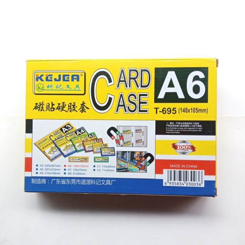 

CARD CASE MAGNET A6 (isi 20pcs)