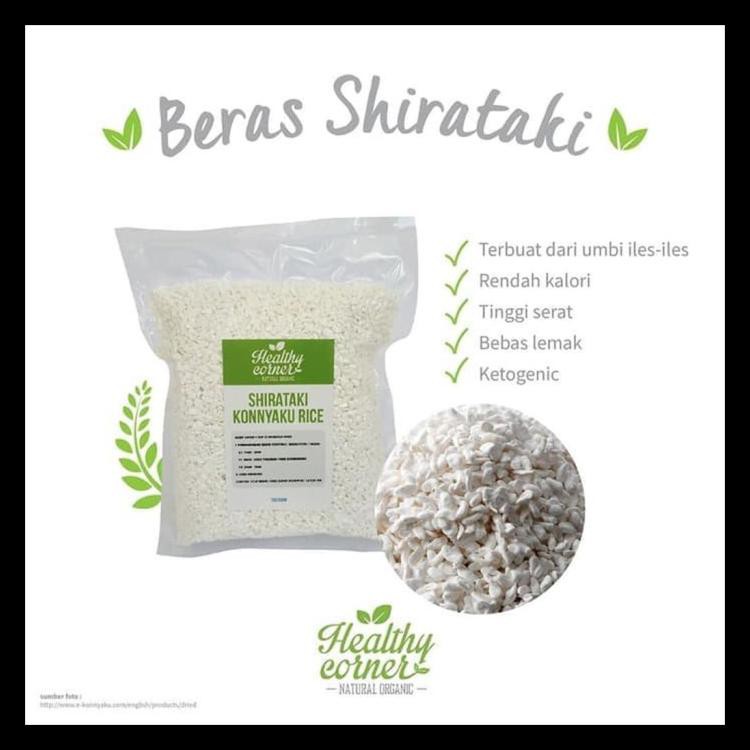 

KONNYAKU RICE BERAS KONYAKU SHIRATAKI KETOGENIC DIET KETO 1 KG BERKUALITAS
