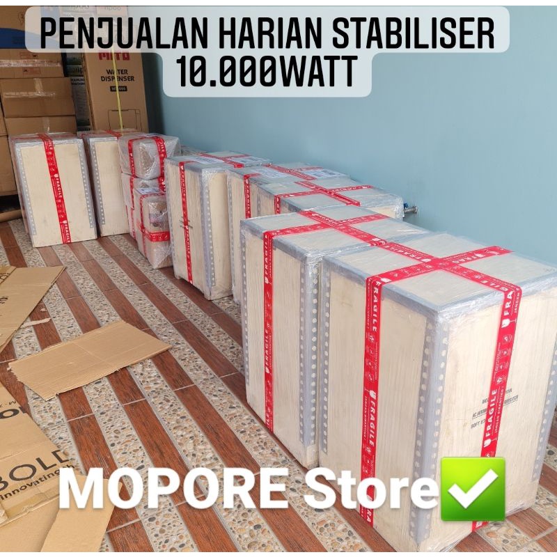 Stabilizer Matsunaga 10000Watt STAVOL Menstabilkan  Arus Listrik BEST Quality Model SVC-10KVA