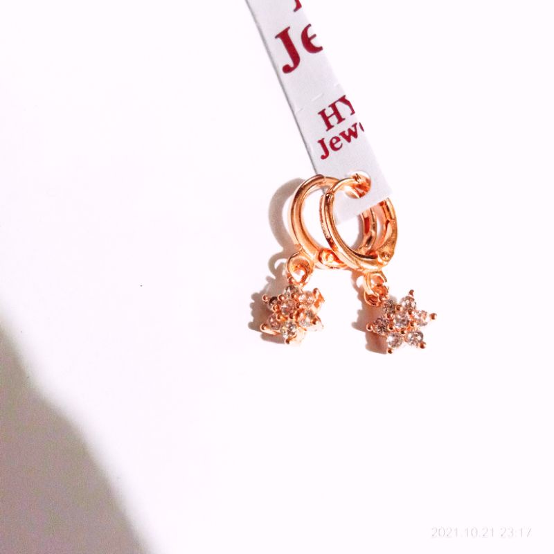 Anting Anak motif bintang permata Giwang  Anak Perhiasan anak perempuan xuping