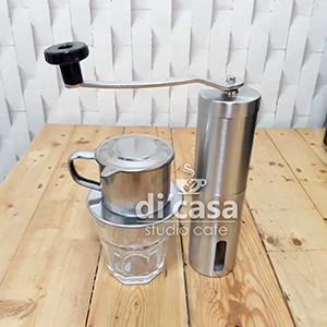 DCS90 Paket Seduh Kopi Vietnam Drip & Grinder & Gelas