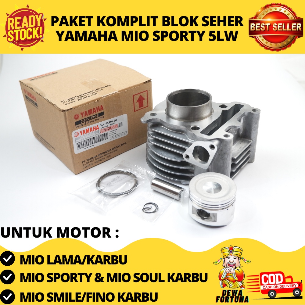 Blok Seher Mio Lama , Mio Sporty , Mio Smile , Mio Soul Karbu , Fino Karbu - Paket Komplit Blok Sehe