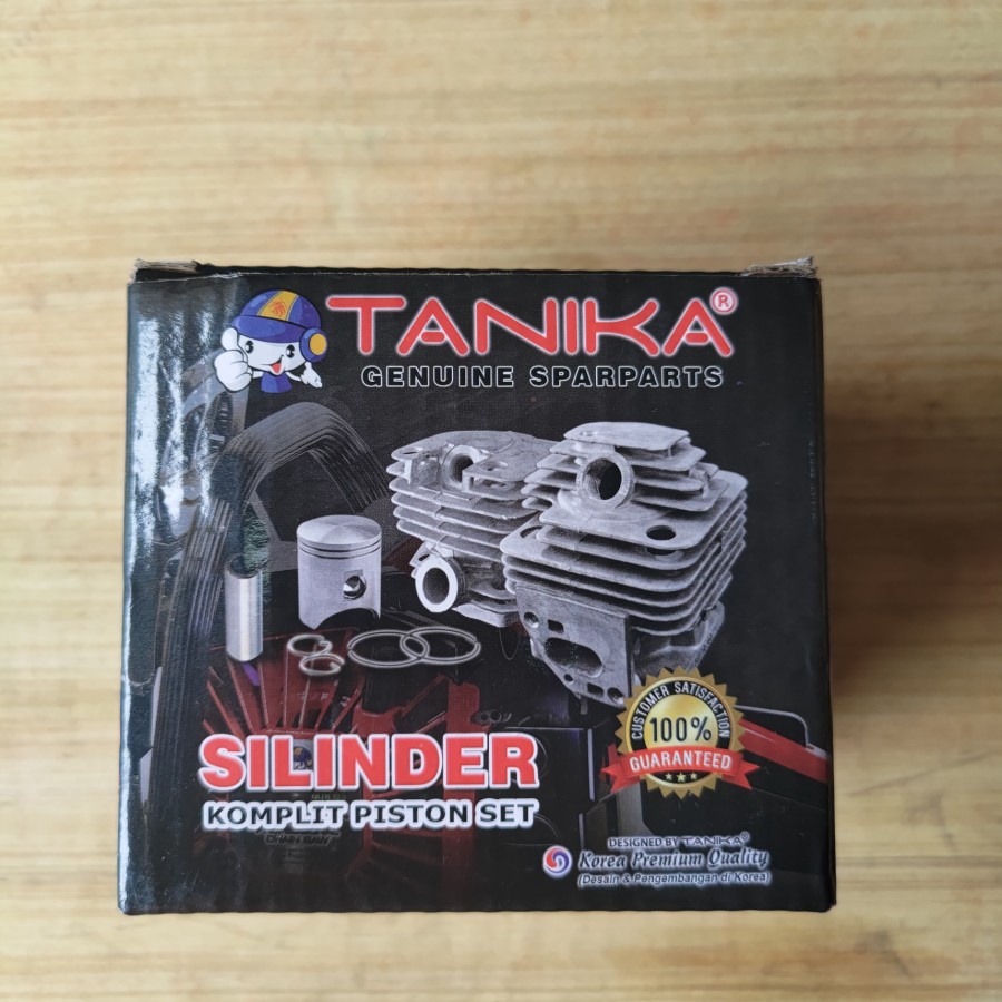 Cylinder Blok Komplit Mesin Chainsaw Tanika Tipe TNK 008 Original