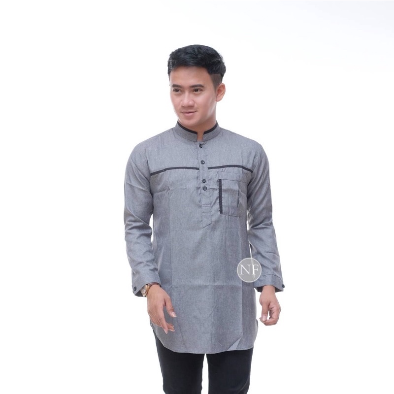 Kurta Pria NessQurta Slimfit Songket 20