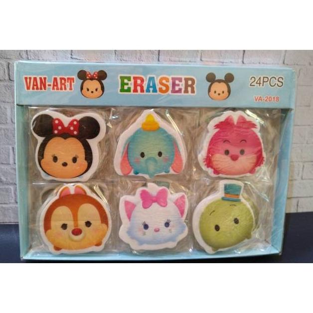 

Isi 24 Pcs Penghapus Pensil Karakter Eraser Lucu Alat Tulis Sekolah