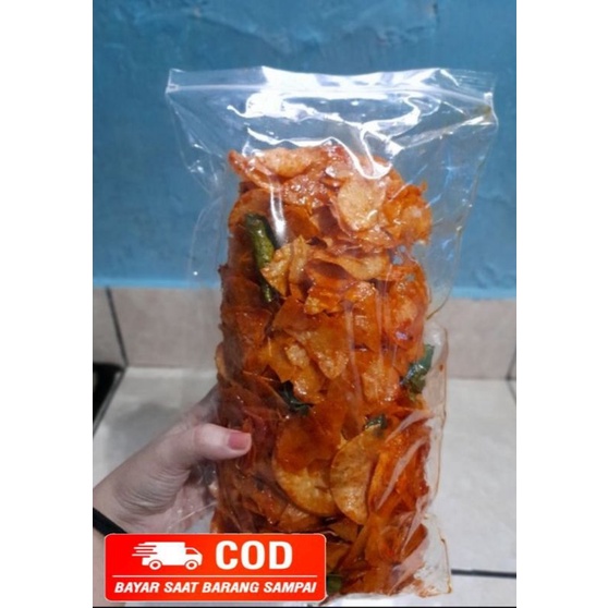 

KERIPIK SINGKONG BUMBU RUJAK 1/2 KG(NEW) TERMURAH