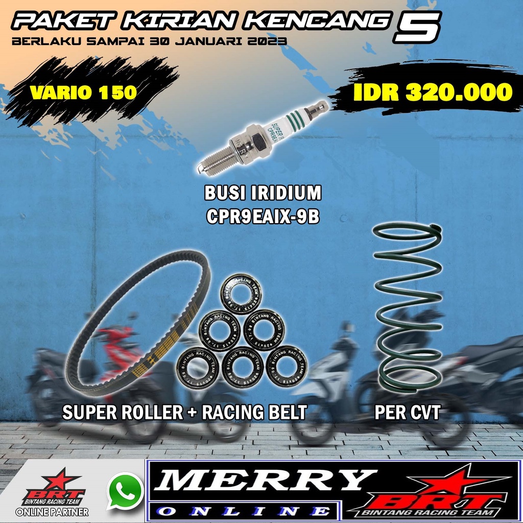 Paket Kirian Kencang BRT Vario 125 Vario 150 PCX 150