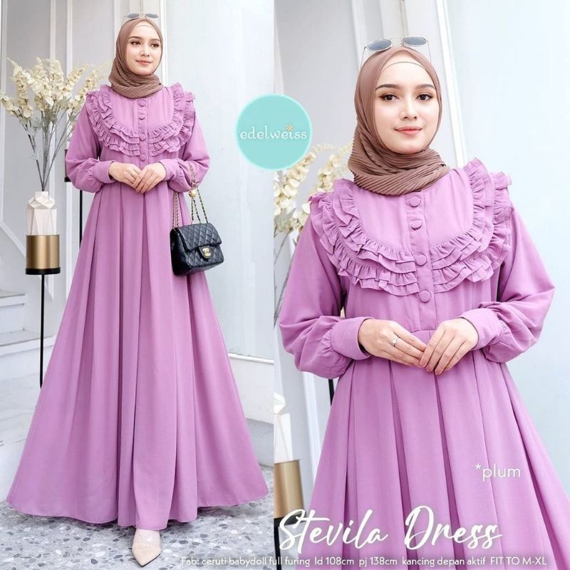 STEVILA DRESS MAXY CRINGKEL AIRFLOW