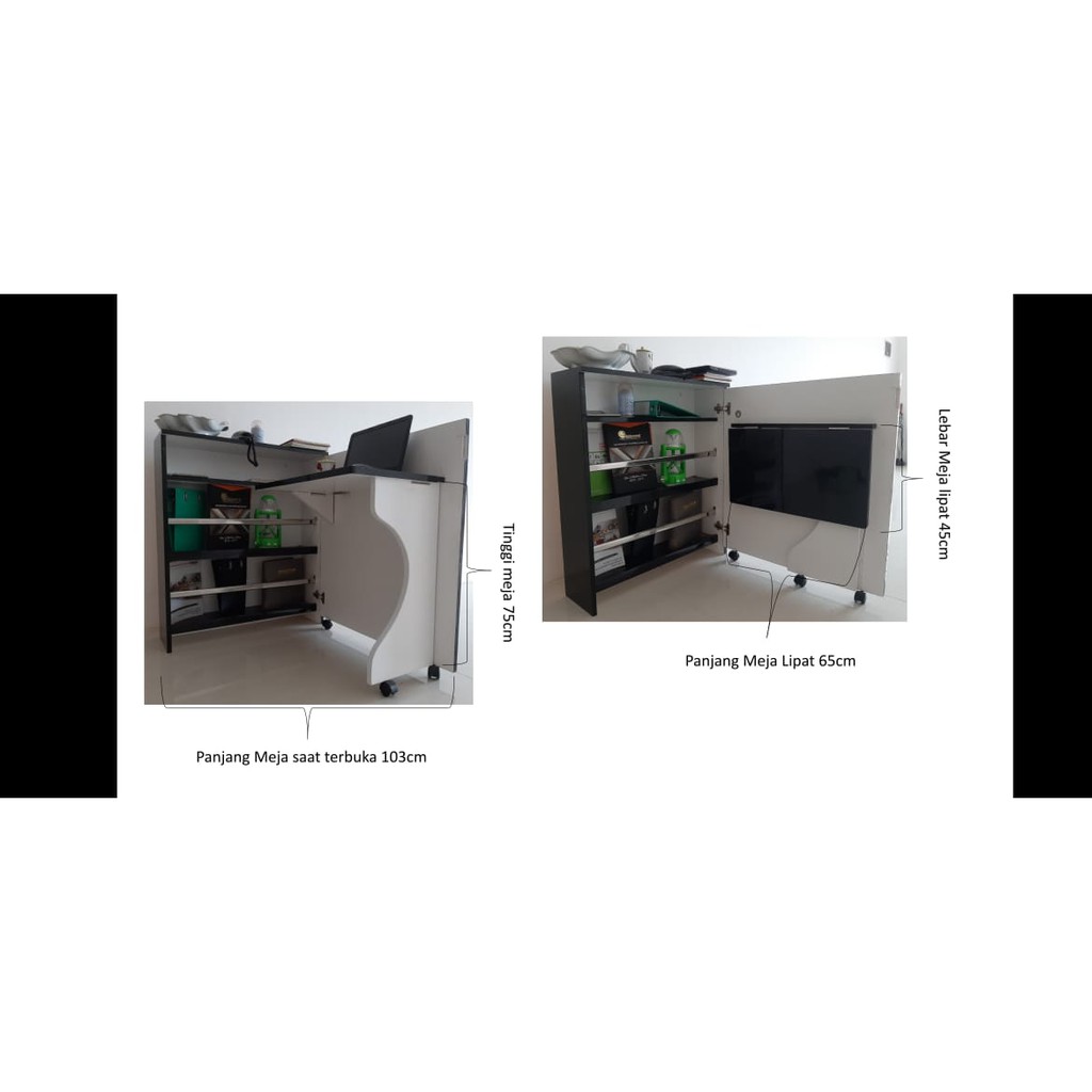 kabinet multifungsi / lemari / meja kerja / meja belajar
