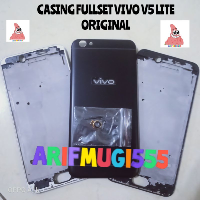 KESING CASING FULLSET FRAME BEZEL BACKDOOR VIVO V5 LITE ORIGINAL