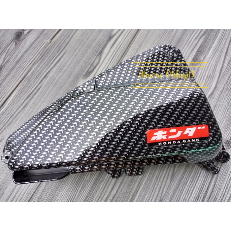 Tutup Filter Carbon Genio Beat Scoopy NEW Carbon Celup