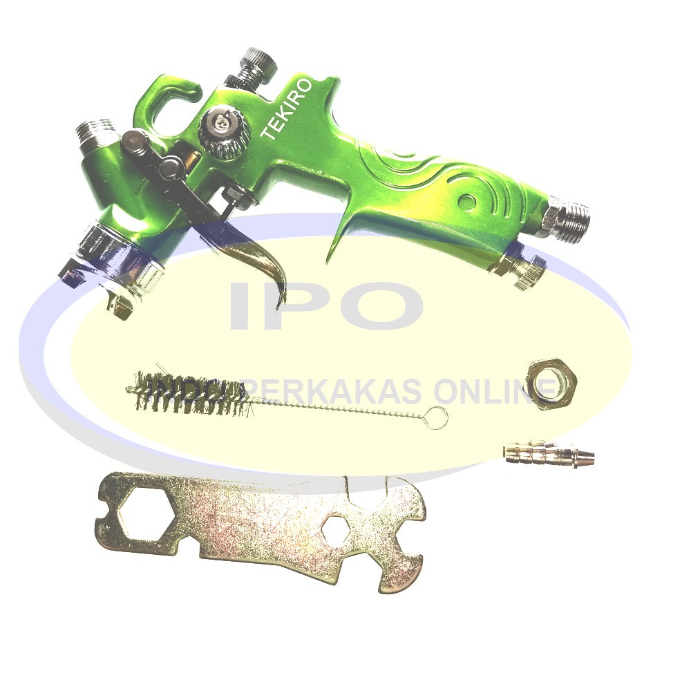 Spray Gun HVLP 0.8mm TEKIRO K 350 KIT Mini Airbrush  TEKIRO K350 Mini HVLP 0.8mm Spray gun Premium O