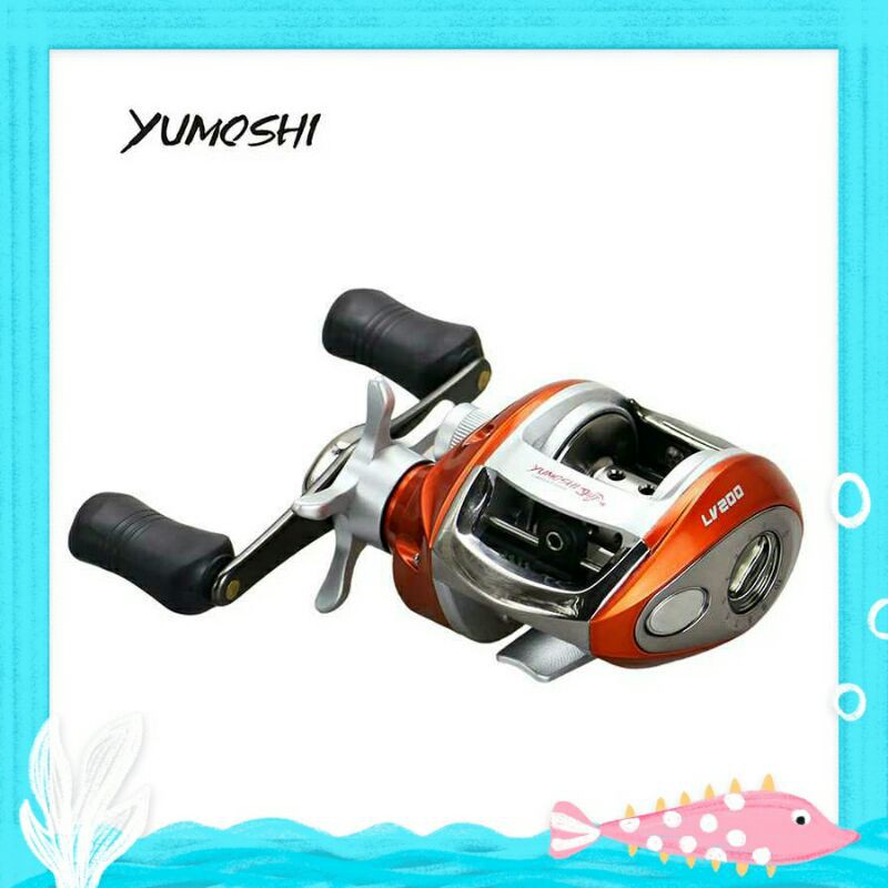 YUMOSHI LV200 Reel Pancing BC Bait Casting 12+1 BB