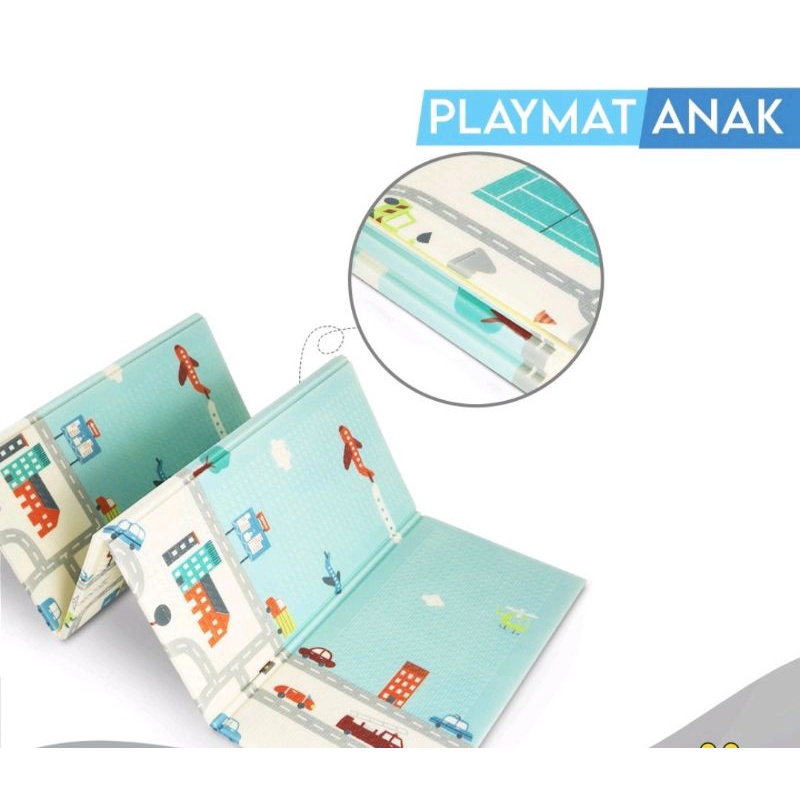 PLAYMAT IMPORT / MATRAS IMPORT BAYI/ KARPET BAYI LIPAT 150X200 COD MURAH