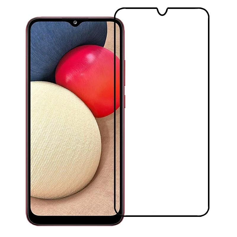 Pelindung Layar Tempered Glass HD Warna Hitam Untuk Samsung Galaxy M13