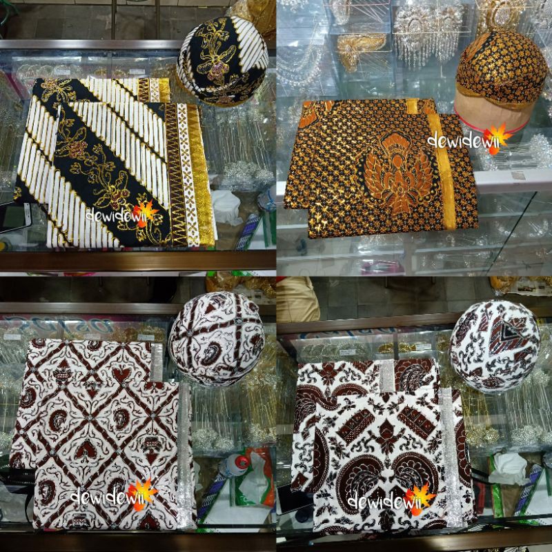 1set, JARIK + BLANGKON Pengantin Prodo, BANYAK PILIHAN MOTIF