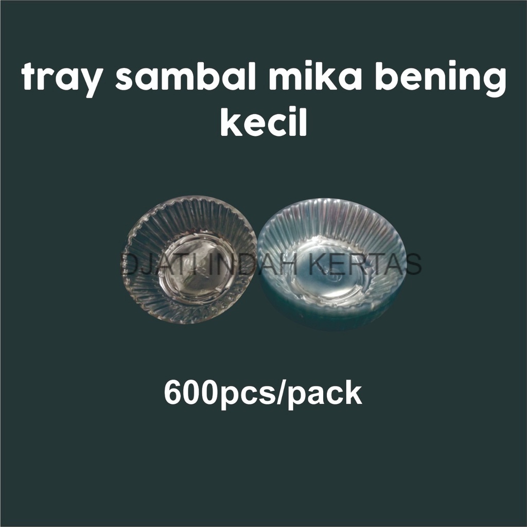 TRAY SAMBAL/PUDING KECIL (600pcs)