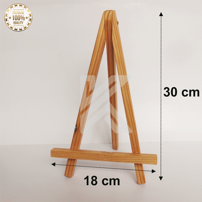 

Wooden Easel 18x30 cm - Stand Lukis