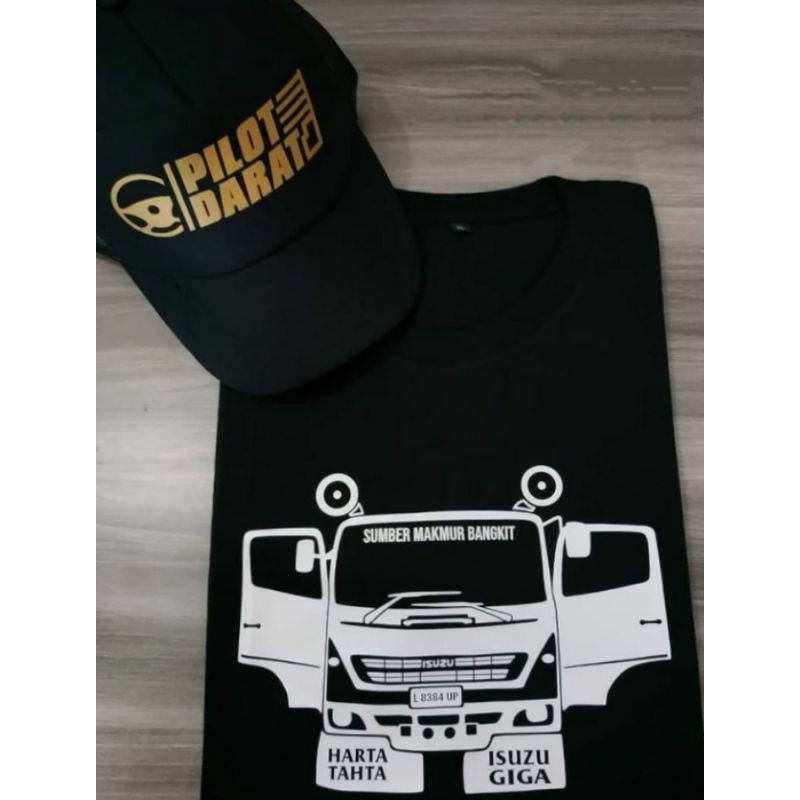 Kaos Truk Oleng + Topi