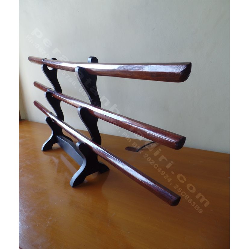 PROMO - BOKKEN DARK BROWN (PEDANG KAYU)