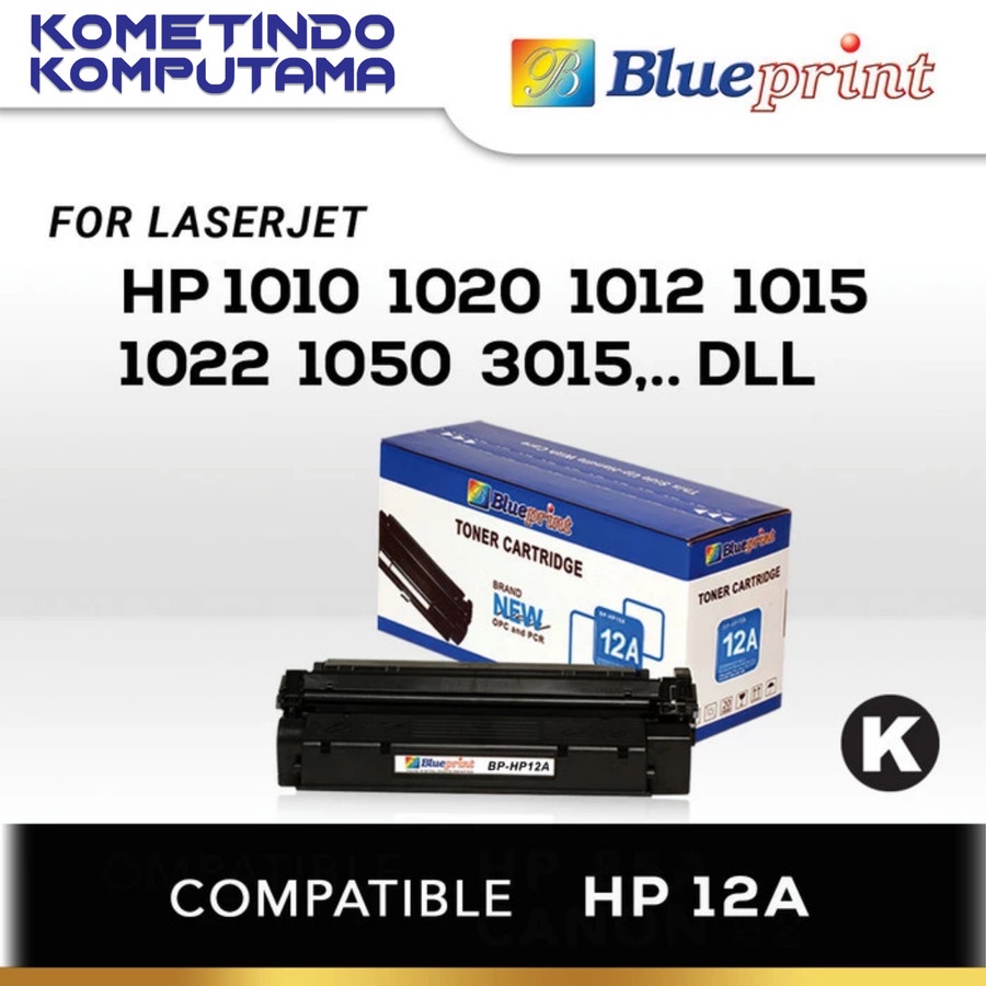 Toner Cartridge BLUEPRINT BP-HP12A / CARTRIDGE TONER HP 12A LASERJET