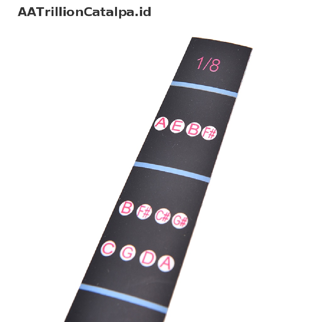 Aatrillioncatalpa Stiker Penanda Fretboard Biola 1 / 8-4 / 4 Untuk Pemula