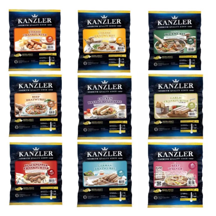

KANZLER SOSIS KEMASAN 360GR dan 300GR